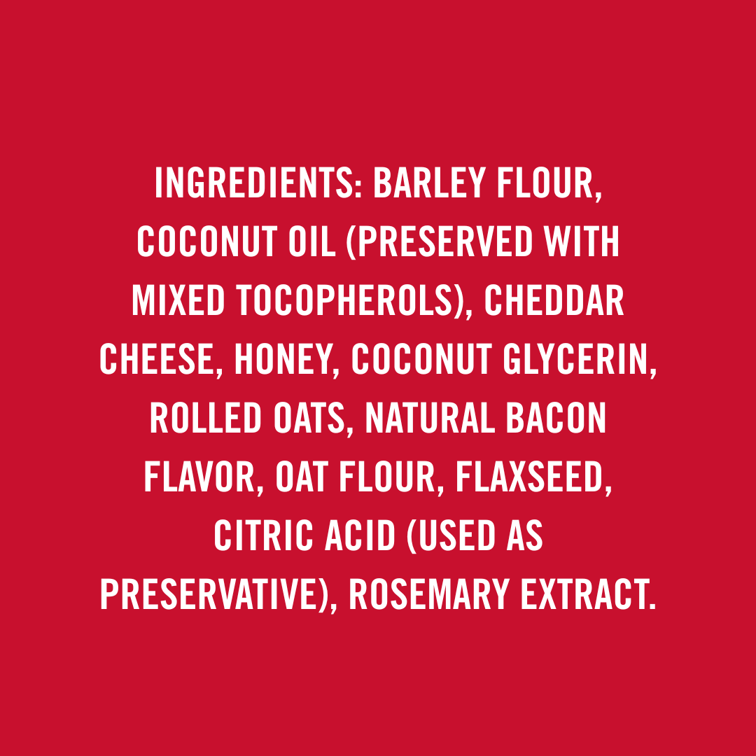 What&#39;s Barking Cheddar Bacon Dog Treats