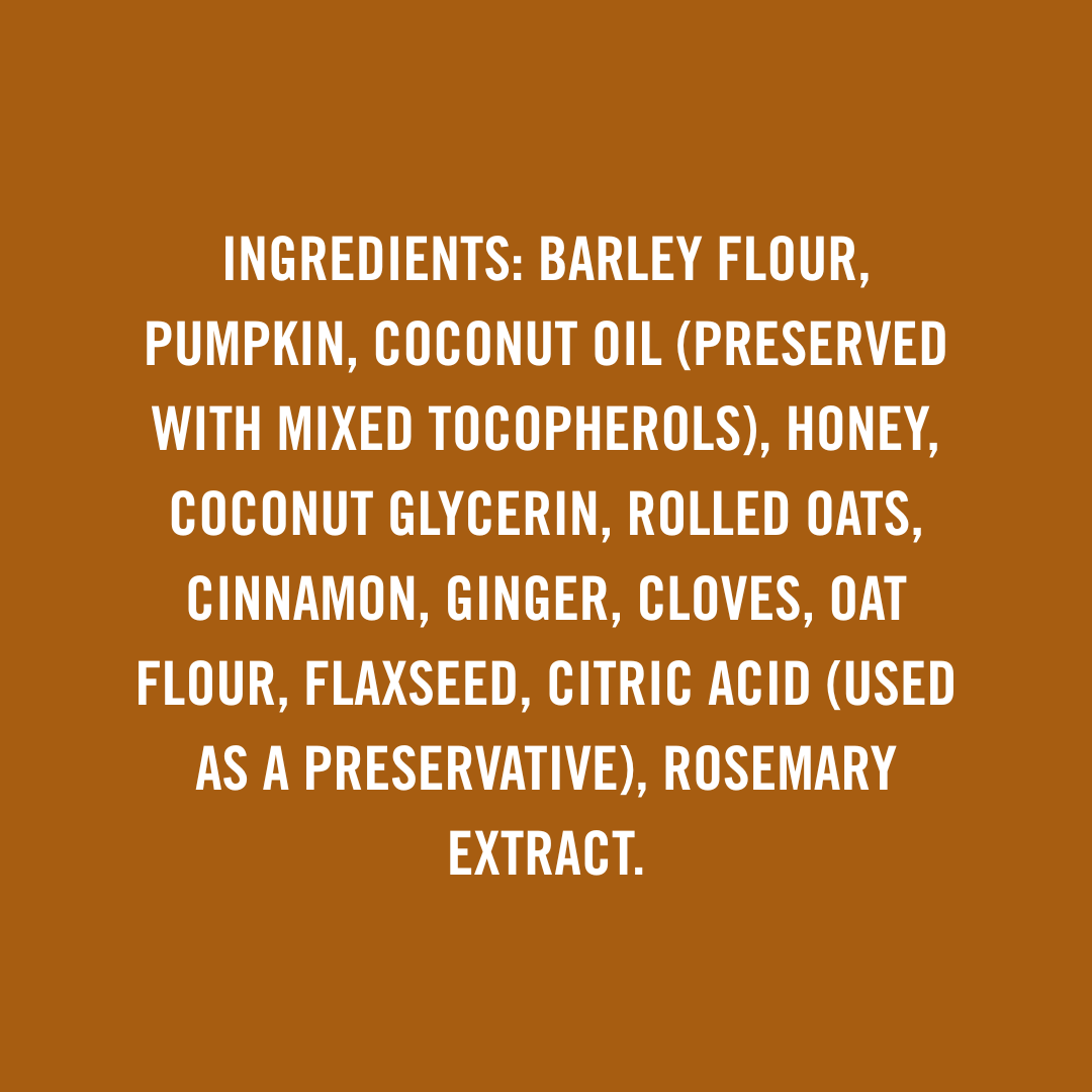 What&#39;s Barking Pumpkin Cinnamon Dog Treats