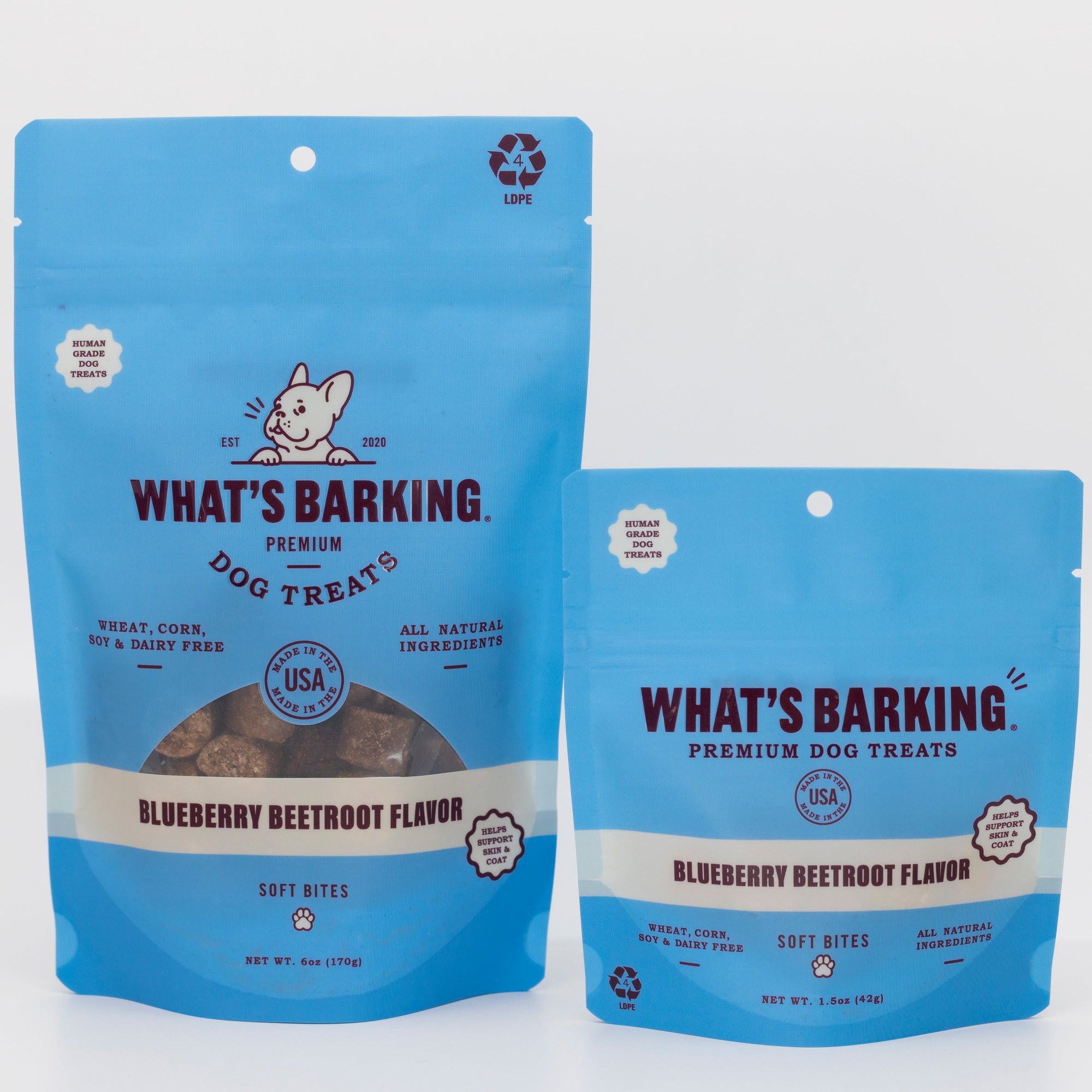 What's Barking Blueberry Beetroot Dog Treats