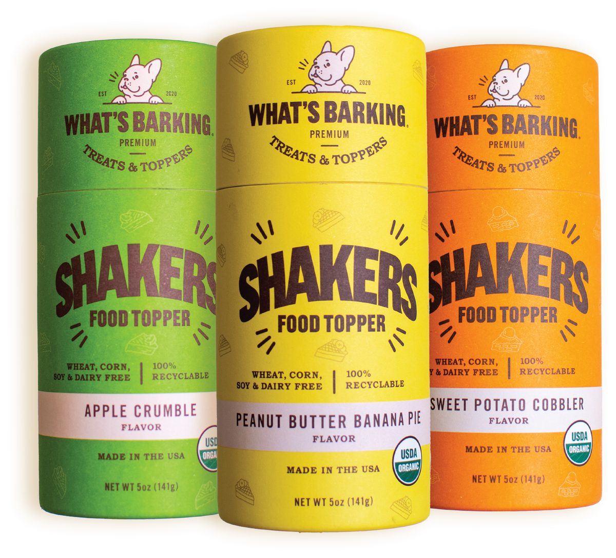What&#39;s Barking Organic Shakers Food Toppers
