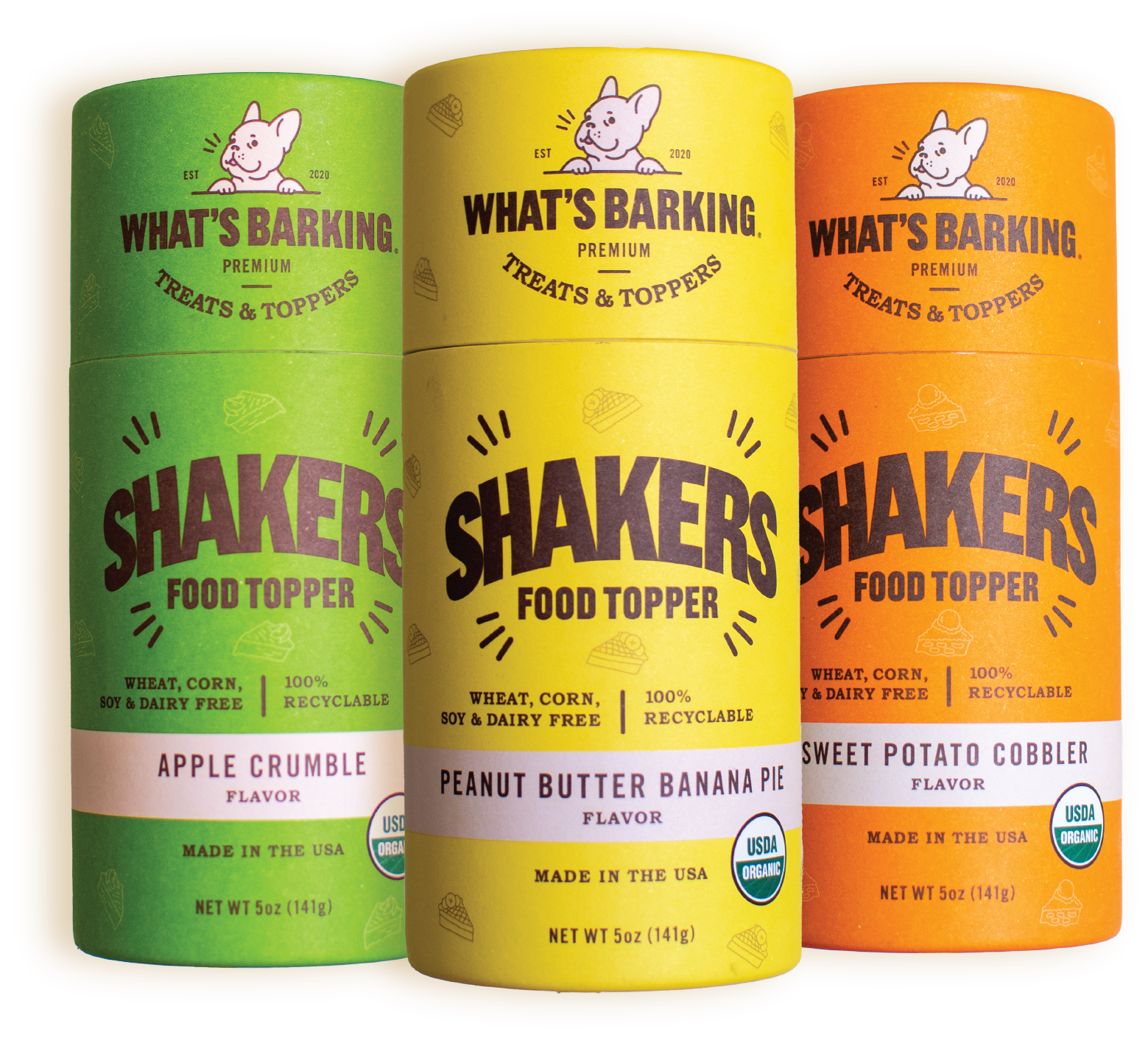 What's Barking Organic Shakers Food Toppers