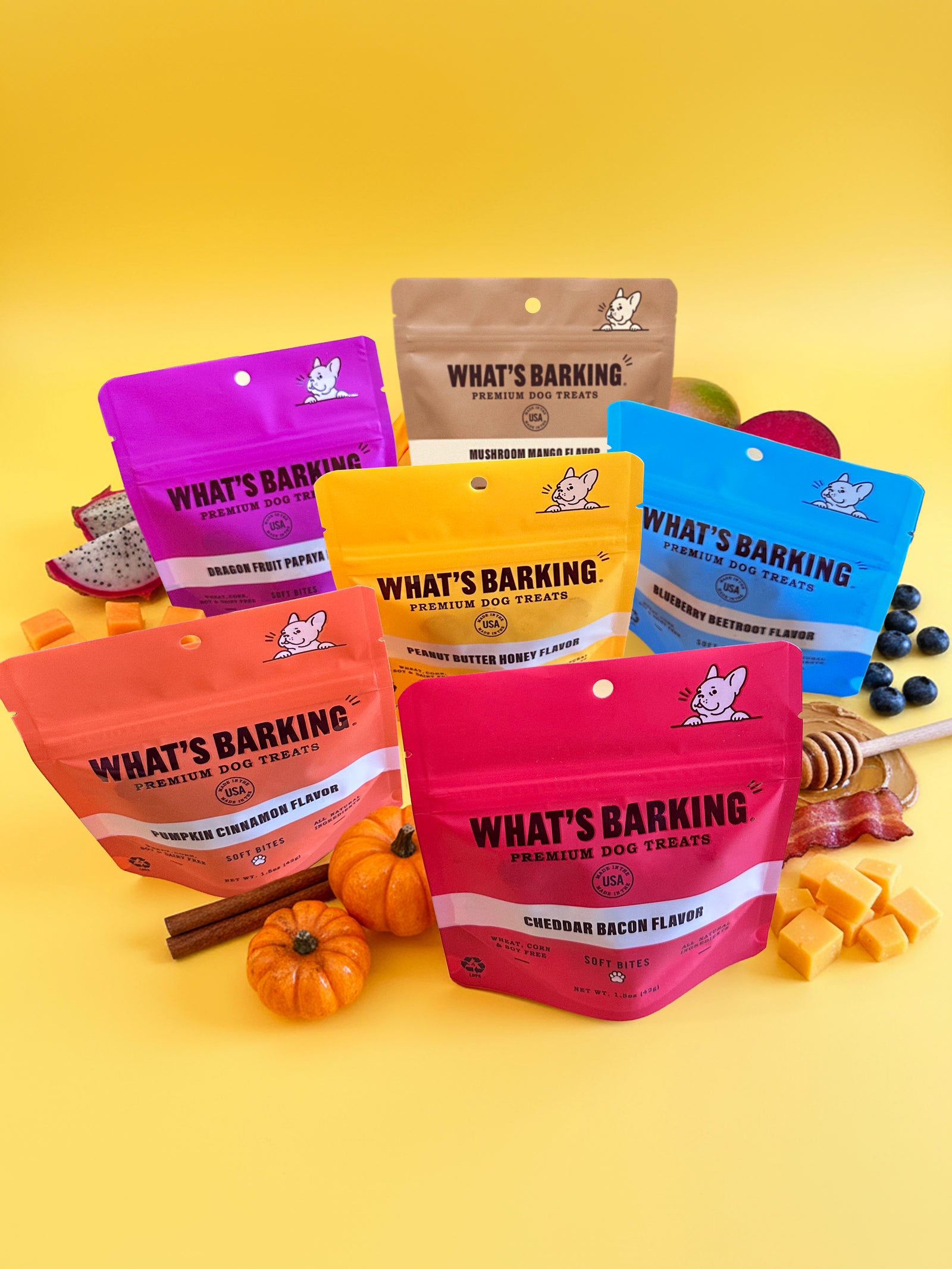 What's Barking Mini Variety Case Dog Treats