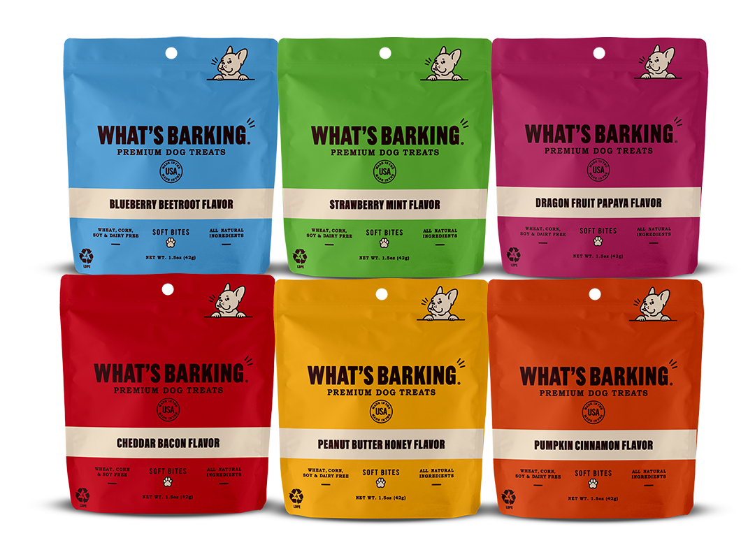 What's Barking Mini Variety Case Dog Treats