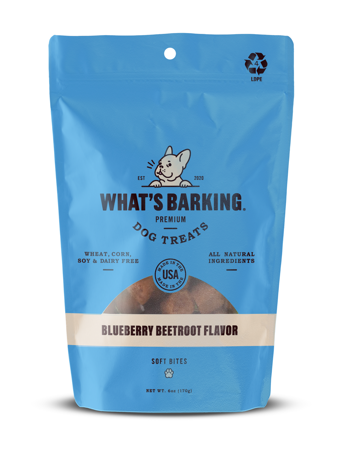 What&#39;s Barking Blueberry Beetroot Dog Treats