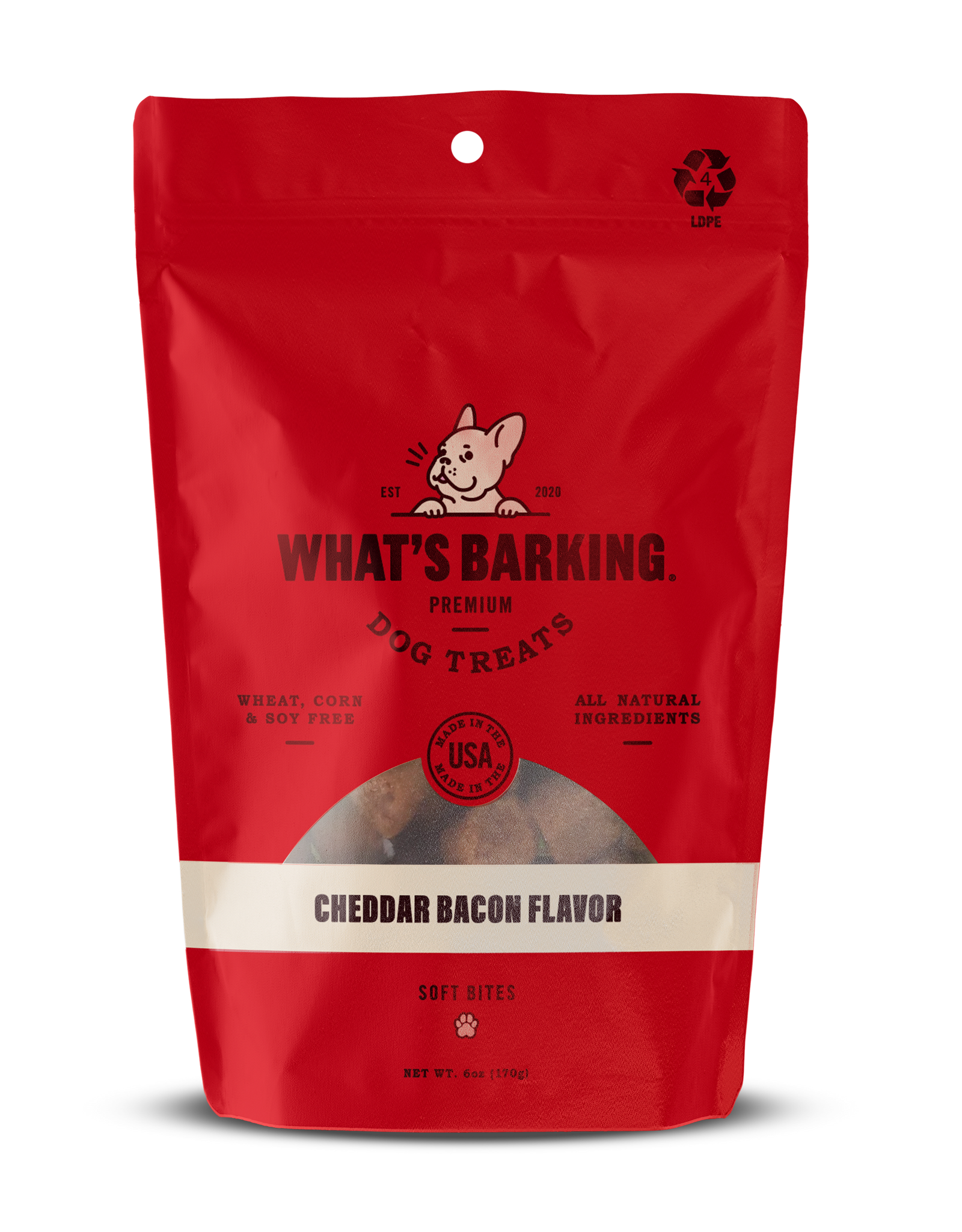 What's Barking Cheddar Bacon Dog Treats