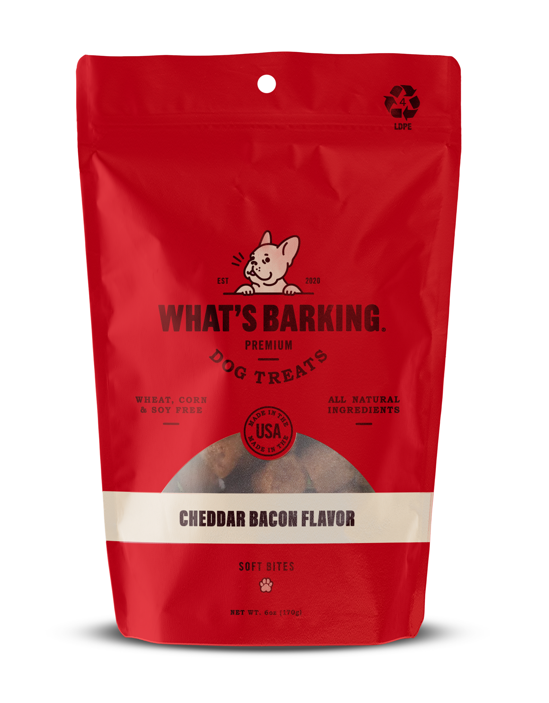 What's Barking Cheddar Bacon Dog Treats
