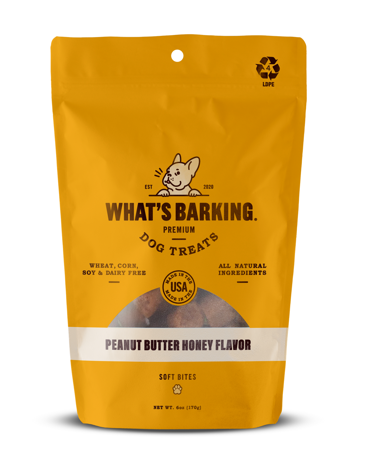 What&#39;s Barking Peanut Butter Honey Dog Treats
