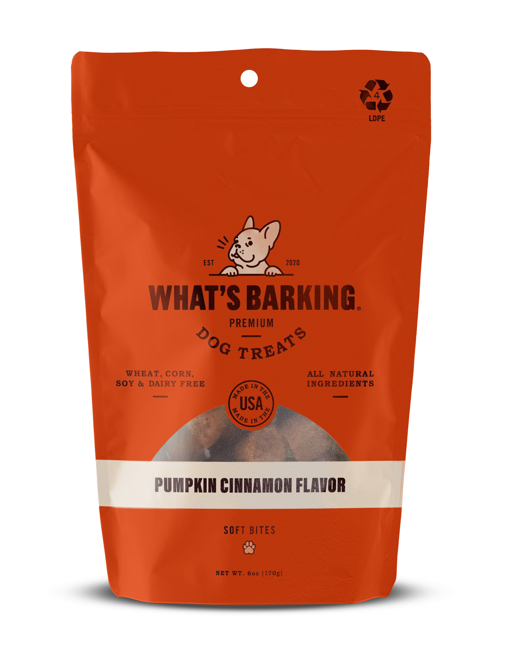 What's Barking Pumpkin Cinnamon Dog Treats
