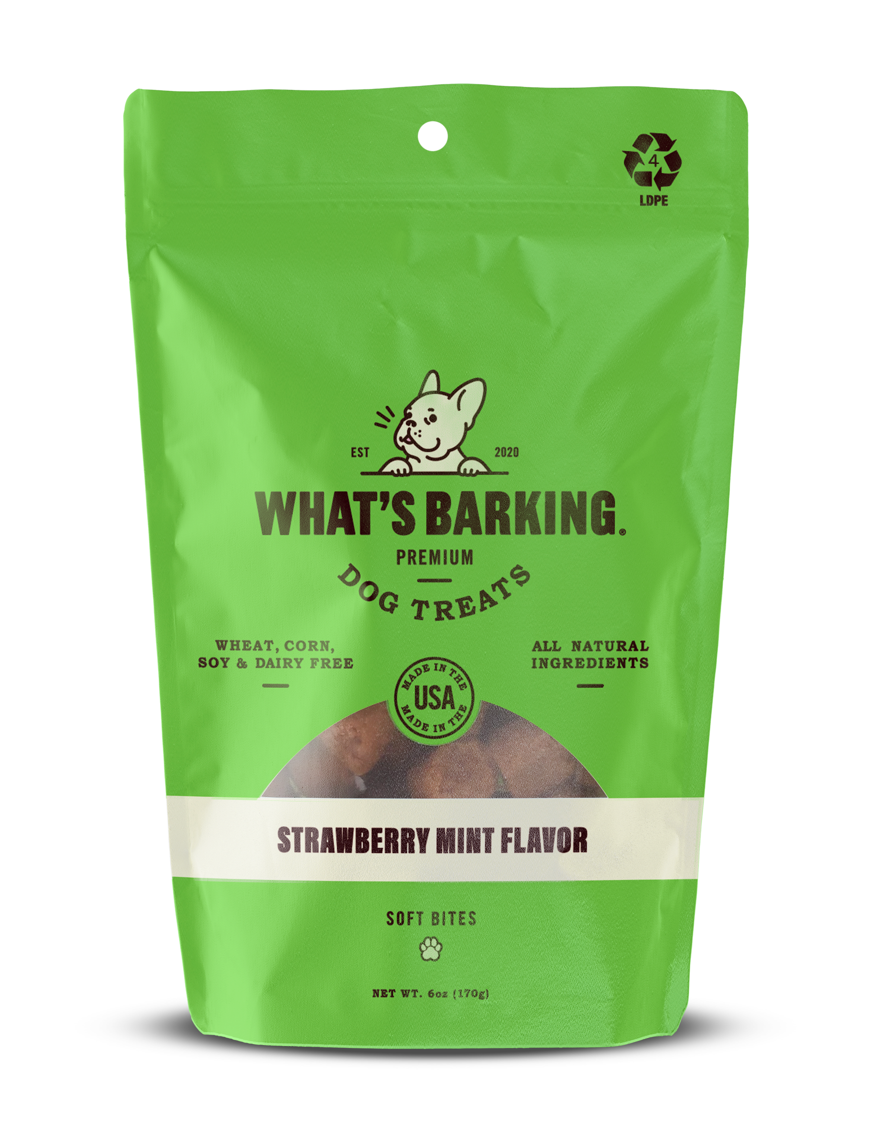 What's Barking Strawberry Mint Dog Treats